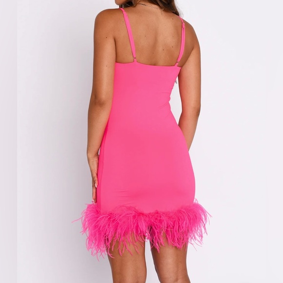 Pink dress. New with tags. Never warn. White fox boutique. - Picture 2 of 4